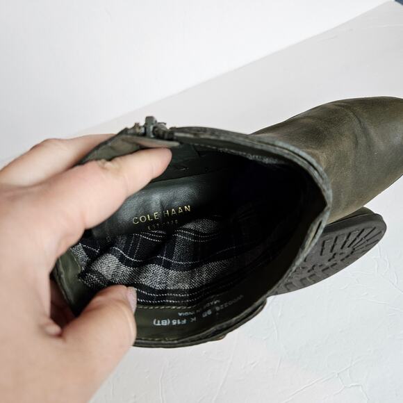 Cole Haan Hastings Waterproof Leather Ankle Booties Women's 9 - Picture 8 of 11